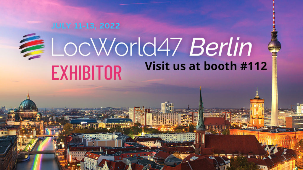 Kaleidoscope ist Aussteller auf der LocWorld 47 in Berlin. Besuchen Sie uns am Stand 112