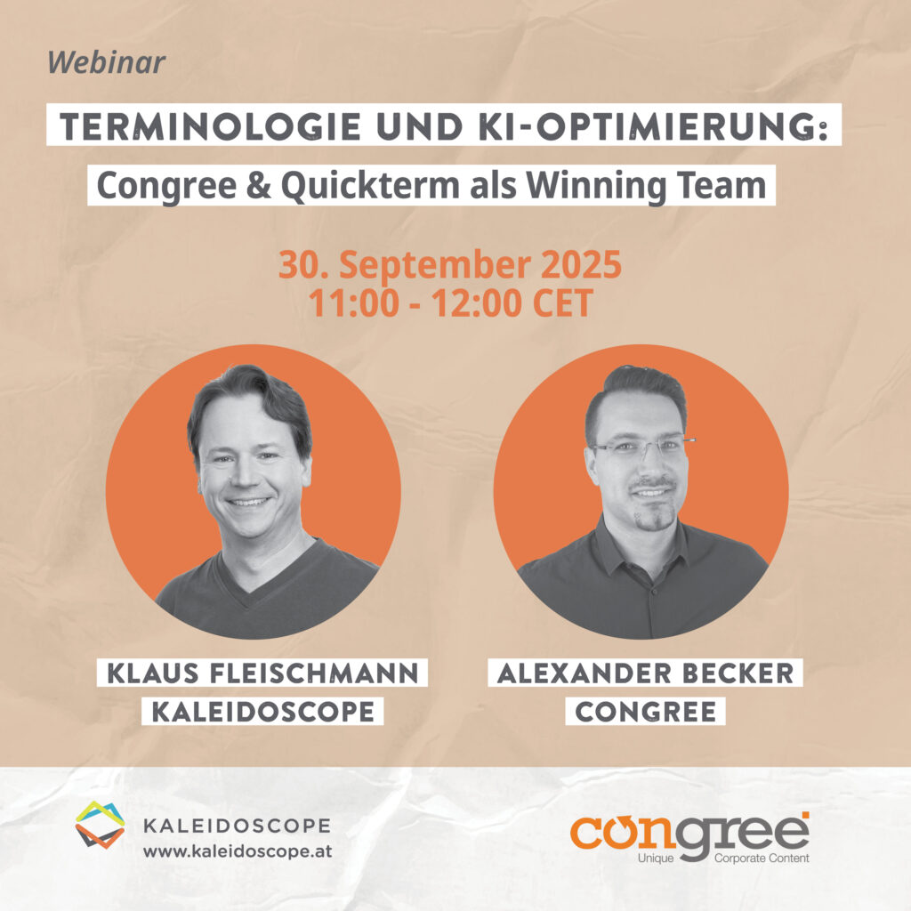 Terminologie und KI-Optimierung: Congree und Quickterm als Winning Team